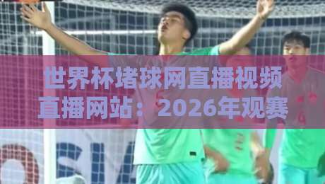 世界杯堵球网直播视频直播网站：2026年观赛与参与的实用选择