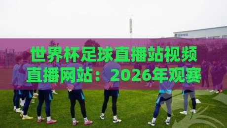 世界杯足球直播站视频直播网站：2026年观赛必备指南