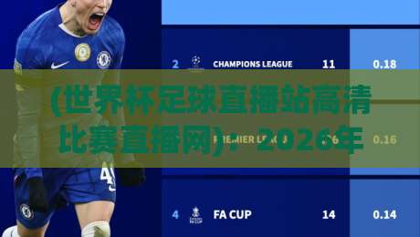 (世界杯足球直播站高清比赛直播网)：2026年看球首选，真高清无卡顿！