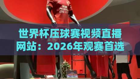 世界杯压球赛视频直播网站：2026年观赛首选平台推荐