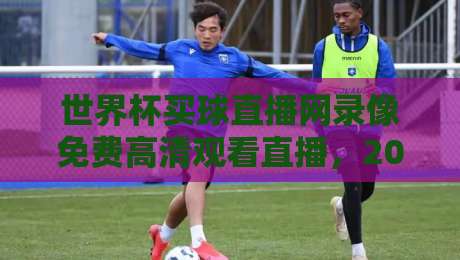 世界杯买球直播网录像免费高清观看直播，2026年观赛新姿势！
