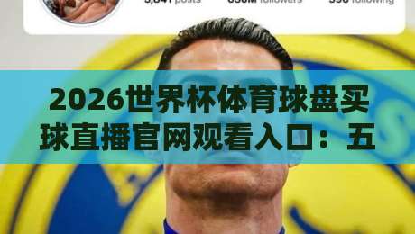 2026世界杯体育球盘买球直播官网观看入口:五大官方渠道与安全须知