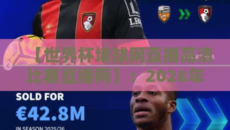【世界杯堵球网直播高清比赛直播网】:2026年观赛新体验,高清直播让你身临其境