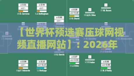 【世界杯预选赛压球网视频直播网站】: 2026年观赛指南与实战避坑手册
