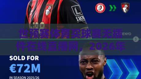 世预赛体育买球赛无插件在线直播网，2026年球迷必看的观赛新选择