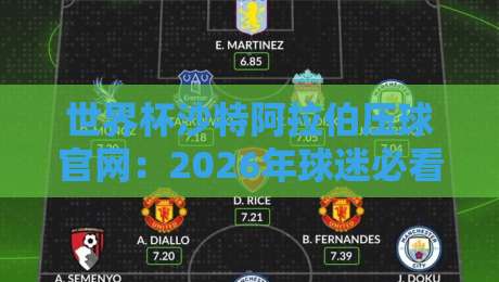 世界杯沙特阿拉伯压球官网：2026年球迷必看的几个关键点